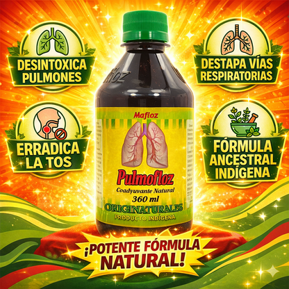 🫁Pulmofloz limpiar, desinflamar y liberar tus pulmones desde la raíz 🌿