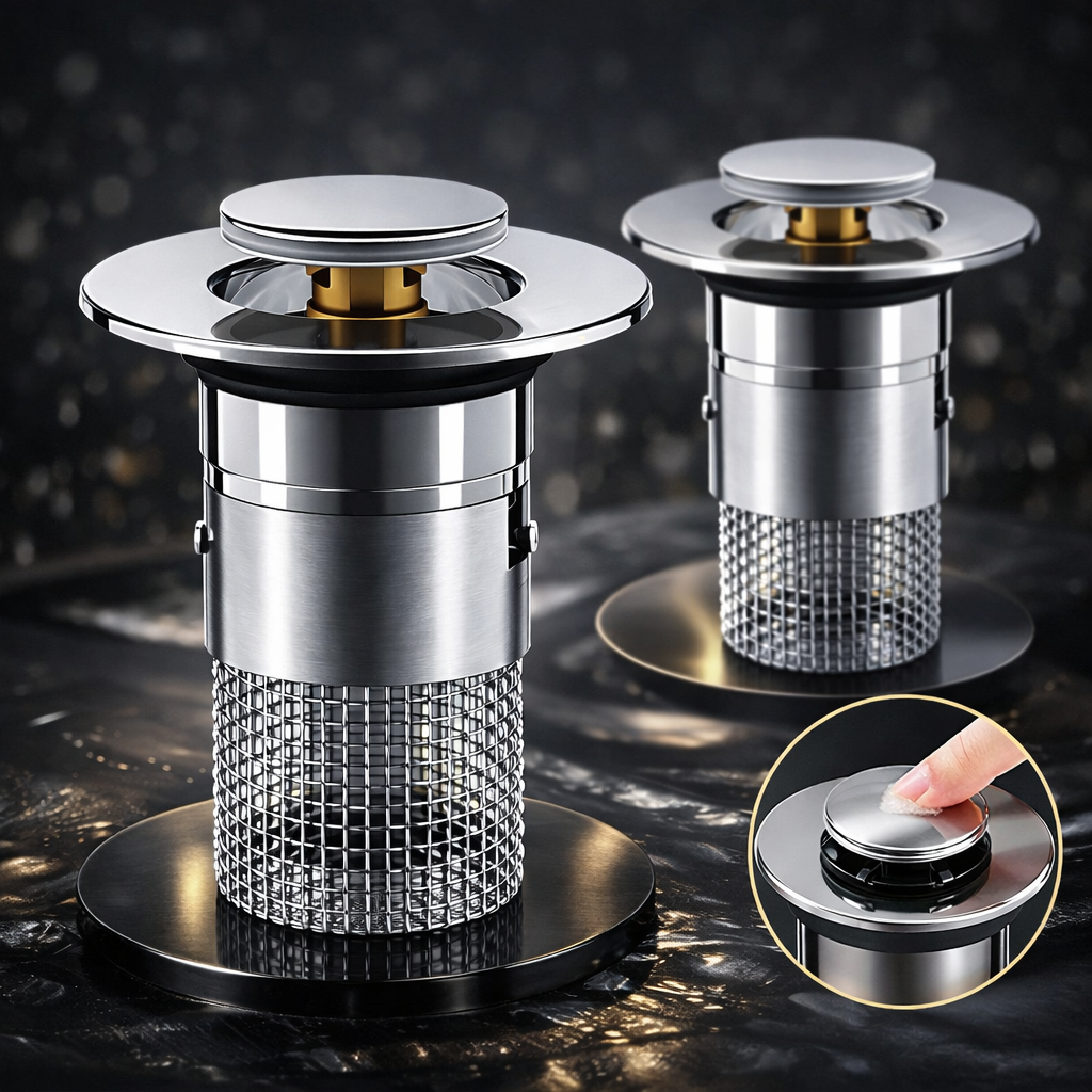 Combo 2x1 Tapón Filtro Acero Inoxidable